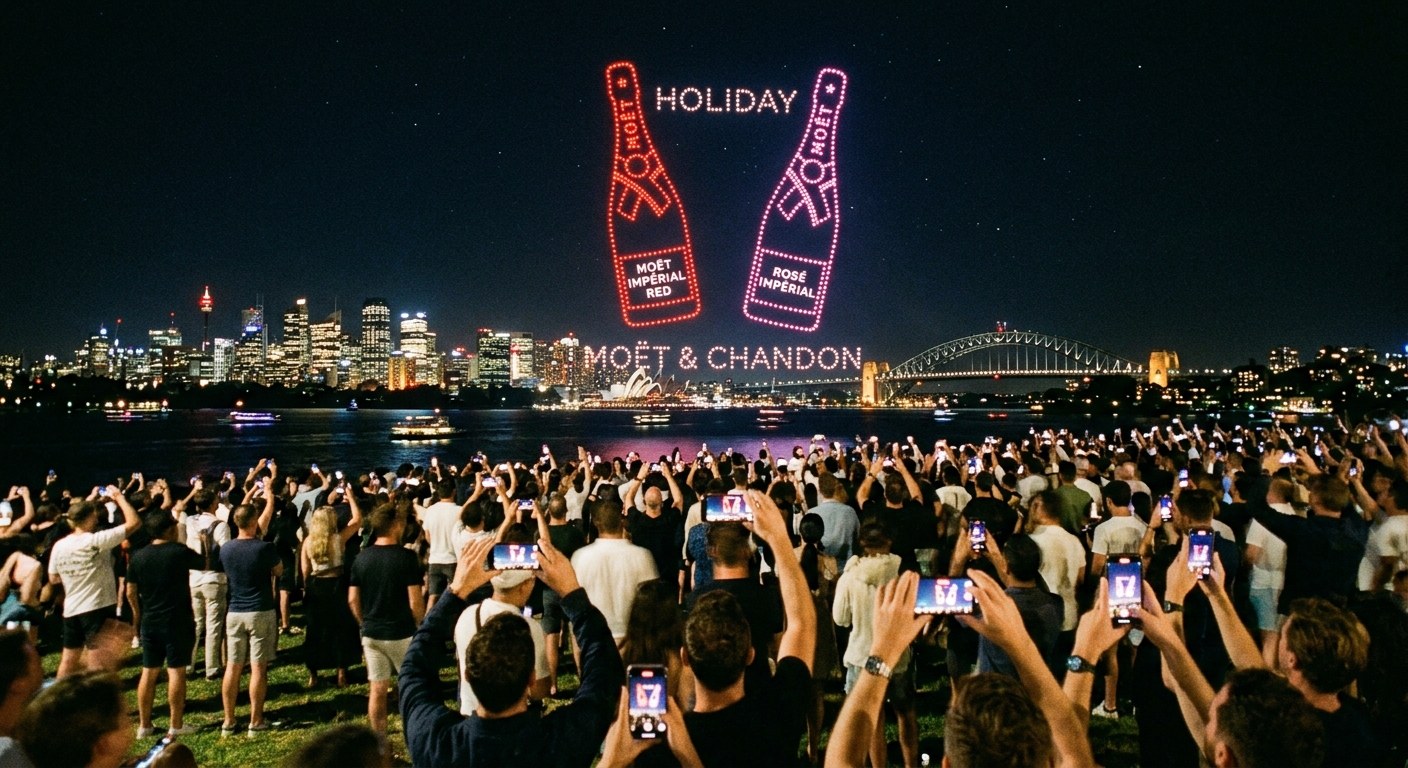 Moët & Chandon unveil their limited-edition red Impérial Brut and pink Rosé holiday bottles